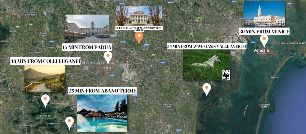 Villa Gerla, Un Angolo Di Paradiso Vicino Padova E Venezia Dış mekan fotoğraf